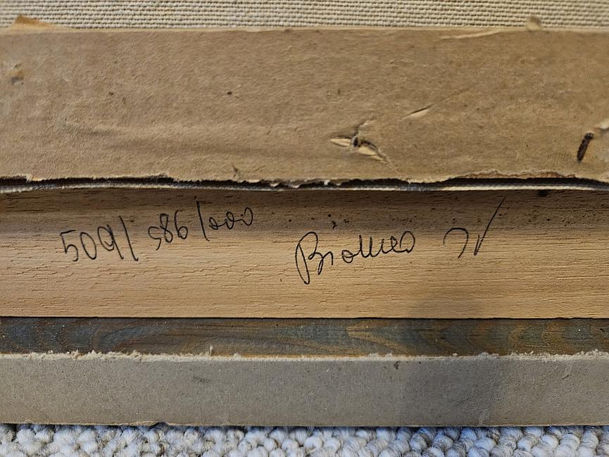 Bild 8 Original Ölgemälde von Umberto Verdirosi – „Kutsche im Nebel“ – Signiert