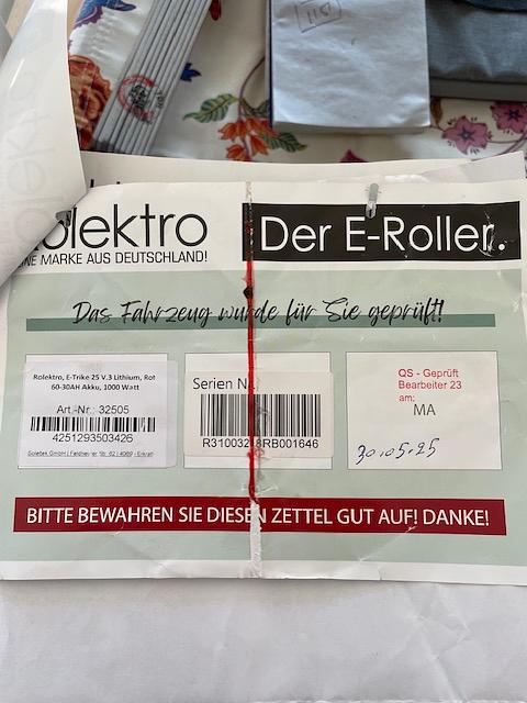 Bild 5 Zu verkaufen: Rolektro E-Trike 25V.3 25km/h
