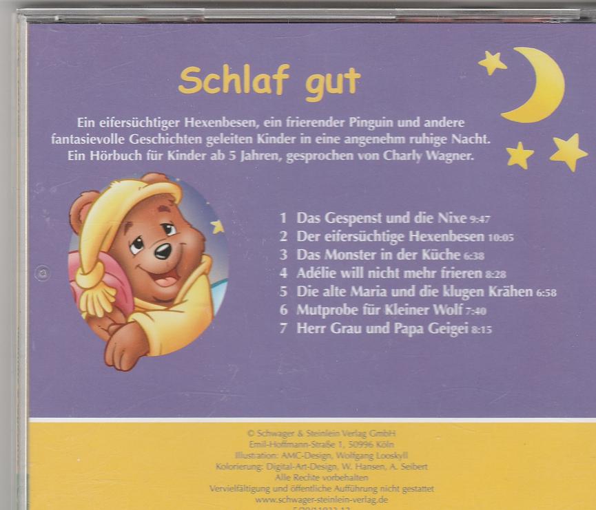 Bild 12 HW- Schuleingang : versch. " Gute Nacht-Geschichten" +... -Hörspiel/Hörbuch-CDs