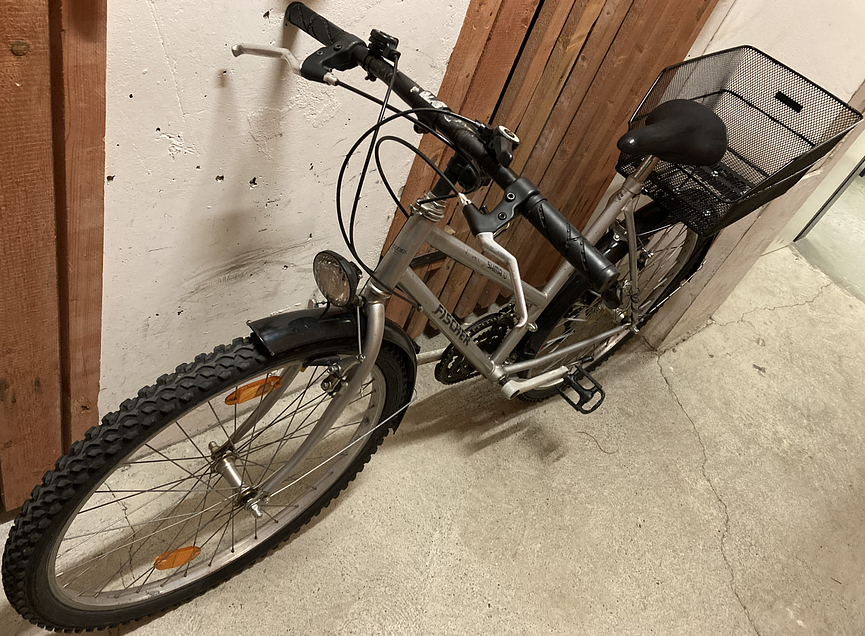 Bild 2 Damenfahrrad MTB Fischer, Räder 26 Zoll, Rahmenhöhe 49½ cm, 18 Gänge, Korb