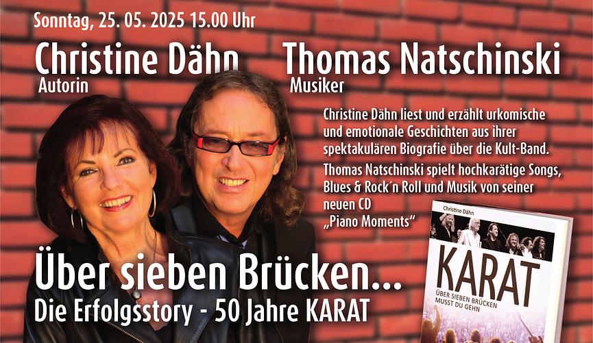 Bild 1 Thomas Natschinski und Elke Dähn mit "50 Jahre Karat"
