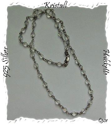 Bild 1 Kristallkette, 925 Silber