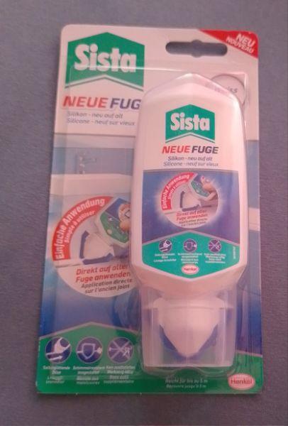 Bild 1 Sista ® (Henkel) Neue Fuge Fugensanierung Silikon Fugenweiss 80ml weiss