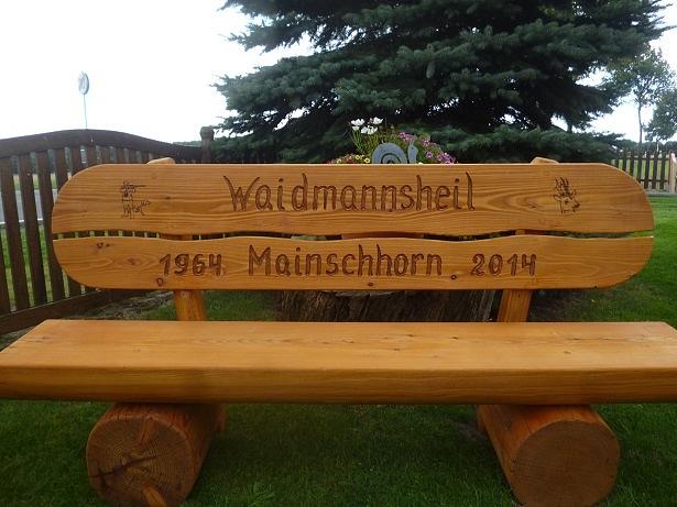Bild 7 Gartenbank aus Lärche mit Gravur. Hochzeitsgeschenk. Jubiläums Geschenk.