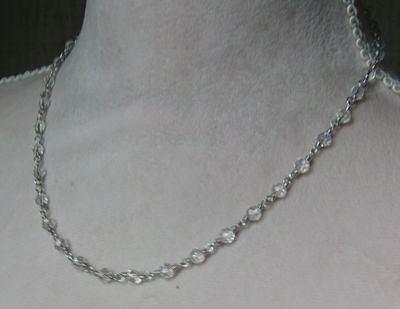 Bild 2 Kristallkette, 925 Silber