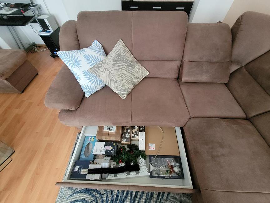Bild 9 Couchgarnitur mit Schlaffunktion und Relaxsessel 400€ VB