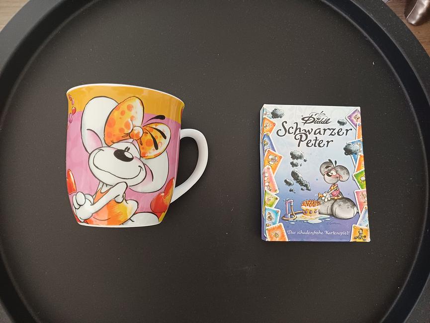 Bild 1 Diddl Maus Tasse +  Diddl Schwarzer Peter