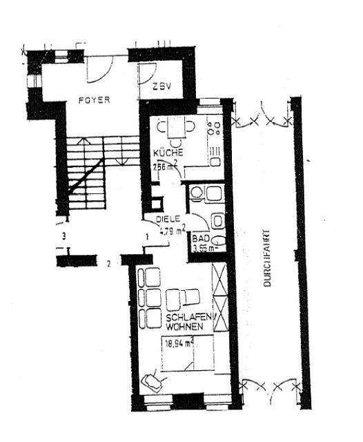 Bild 7 Single oder Studenten-1 Zimmer- Wohnung 35 m²