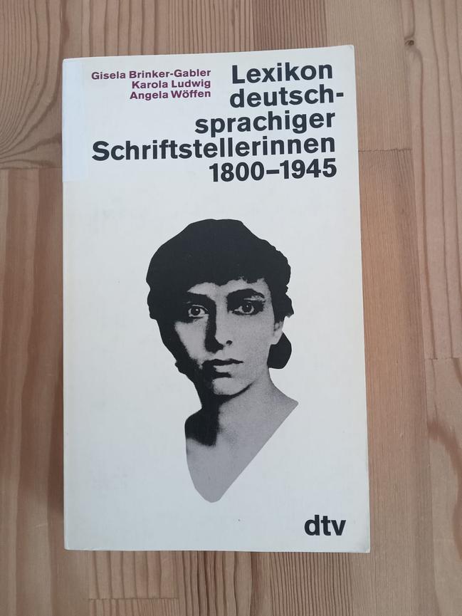 Bild 1 Lexikon deutschsprachiger Schriftstellerinnen 1800-1945