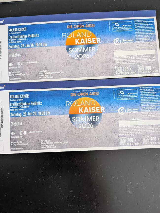 Bild 1 Roland Kaiser Tickets