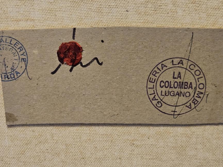 Bild 13 Carlo Vitale Figura mit Galerieetikett und Sammlerstempel