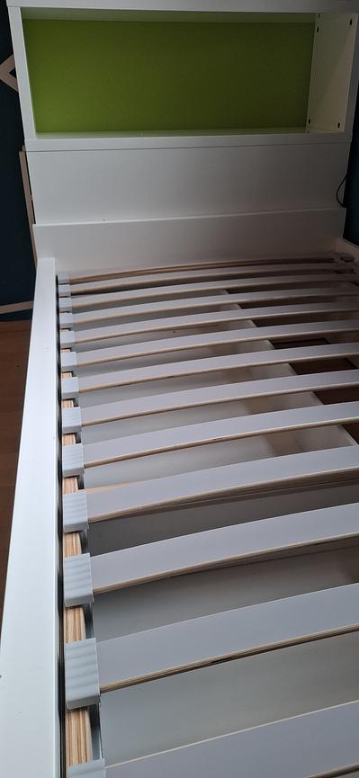 Bild 1 Bett IKEA FLAXA inkl. Lattenrost, Matratze, Kopfteil