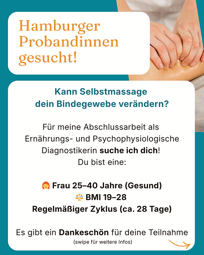 Bild 1 Probandinnen gesucht Studie Bindegewebe