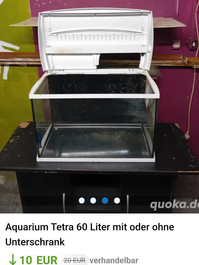 Bild 3 60 Liter Aquarium mit oder ohne Unterschrank 10 Euro