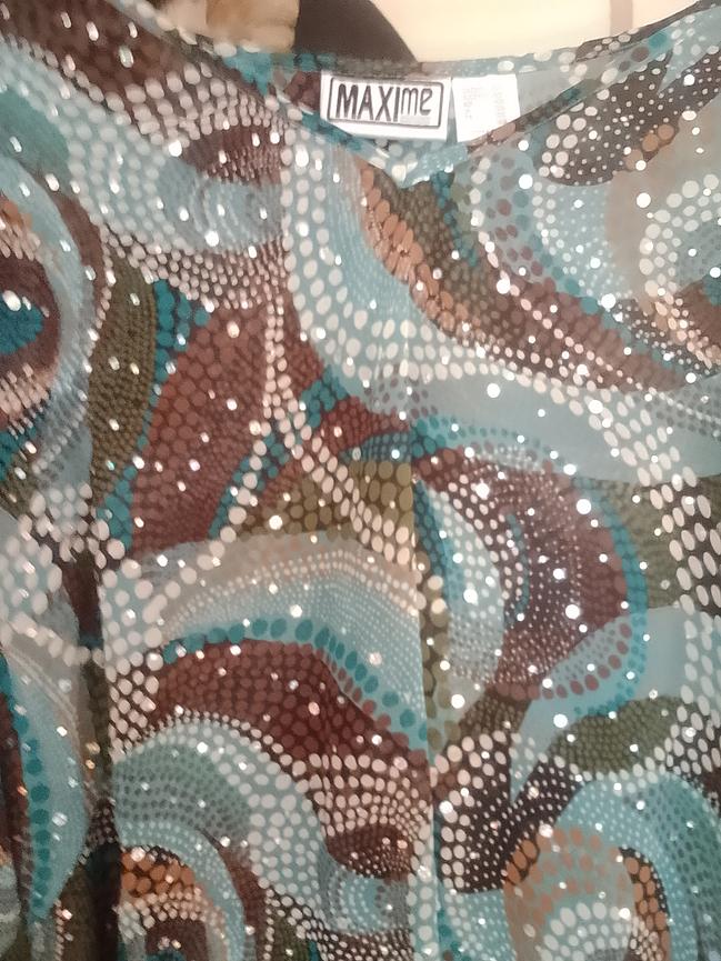 Bild 1 Bluse mit Pailletten Größe 48/50.   6 Euro!