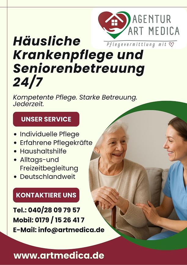 Bild 1 Liebevolle und vertrauensvolle Seniorenbetreeung zu Hause