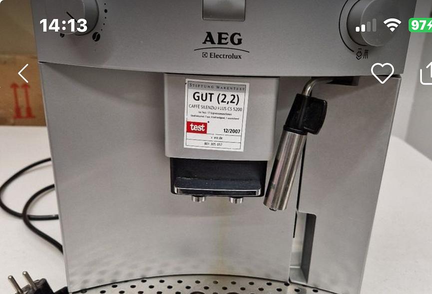 Bild 1 AEG Kaffeevollautomat