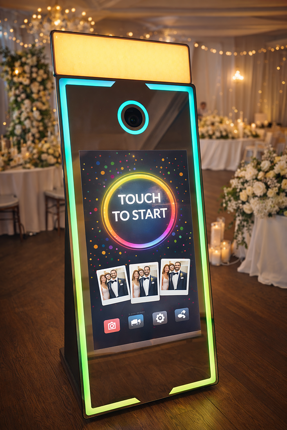 Bild 1 Magic Mirror / Fotospiegel mieten Stuttgart – Highlight für Hochzeiten ✨