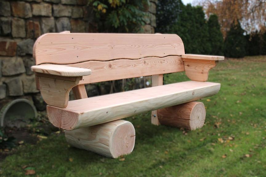 Bild 8 Massive Gartenbank. Holzbank. Rentners Geschenk. Hochzeitsgeschenk.