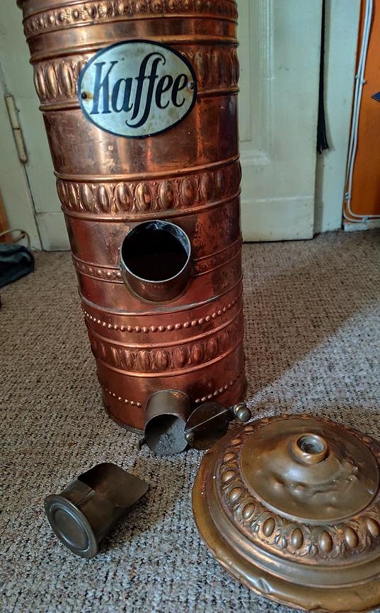 Bild 5 Samovar kupferfarben Vintage