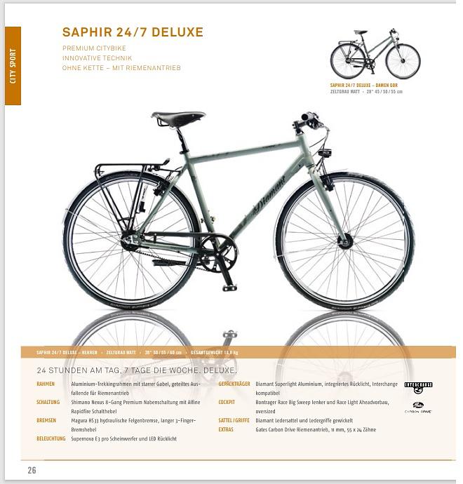 Bild 1 Fahrrad Diamant Saphir Deluxe 24/7 Herren