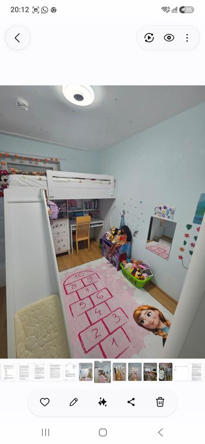 Bild 2 „Hochbett Kinderzimmer komplett – Schreibtisch, Rutsche, Schrank