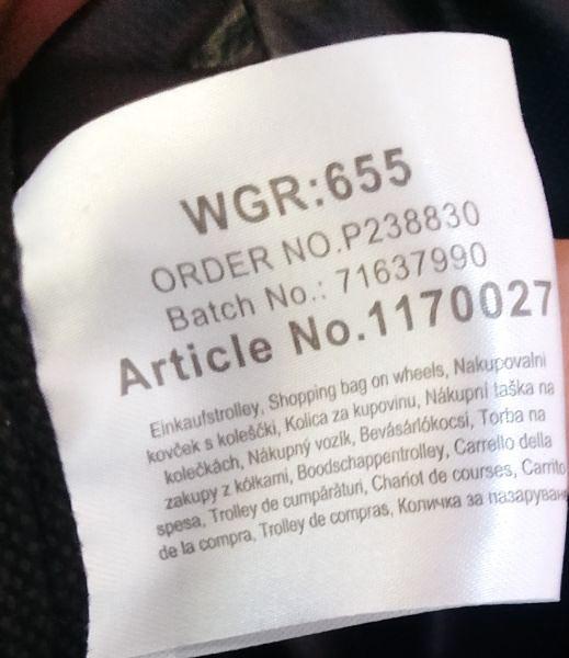Bild 5 Einkaufstrolley mit 2 Rollen inkl. Schirmhalter, Standfuß
