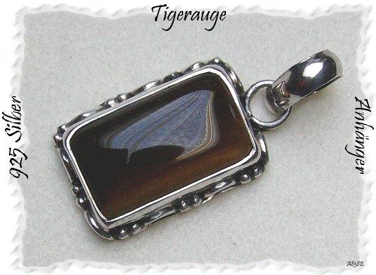 Bild 3 Tigeraugeanhänger, 925 Silber