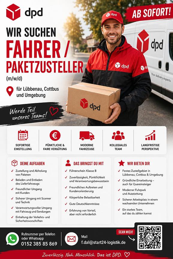 Bild 1 Paketzusteller (m/w/d) gesucht!