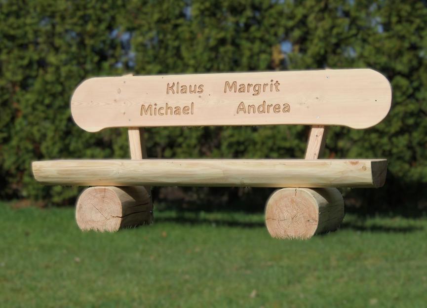 Bild 5 Hochzeitsbänke mit persönlicher Gravur