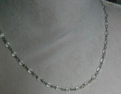 Bild 4 Kristallkette, 925 Silber