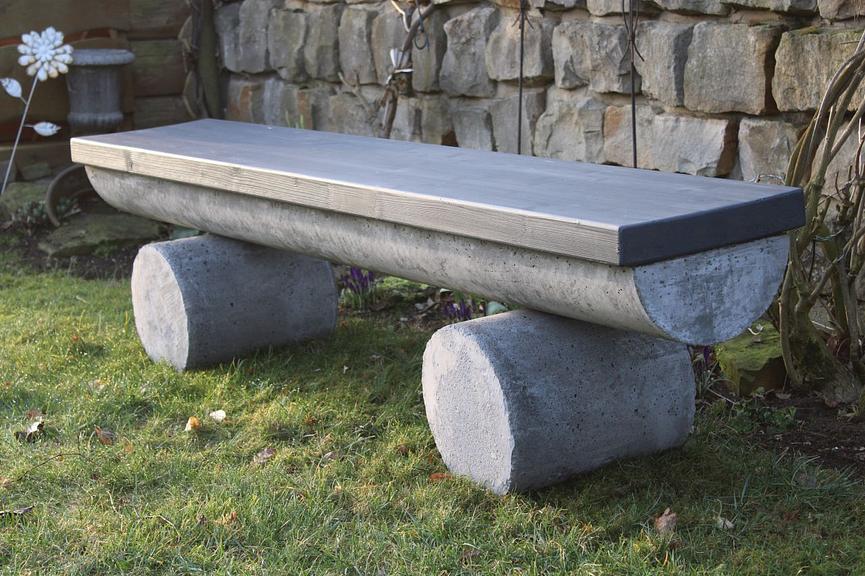 Bild 9 Betonbank mit Gravur. Hochzeitsgeschenk. Rentners Geschenk. Jubiläumsgeschenk.