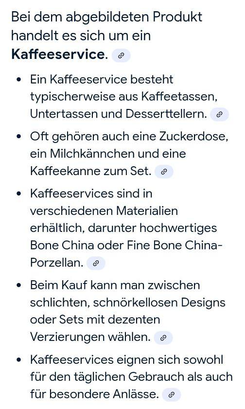 Bild 4 Das Bild zeigt ein Set aus sechs weißen Kaffeetassen oder Teetassen
