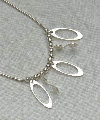 Bild 4 Collier-Halskette, 925 Silber, außergewöhnliches Design
