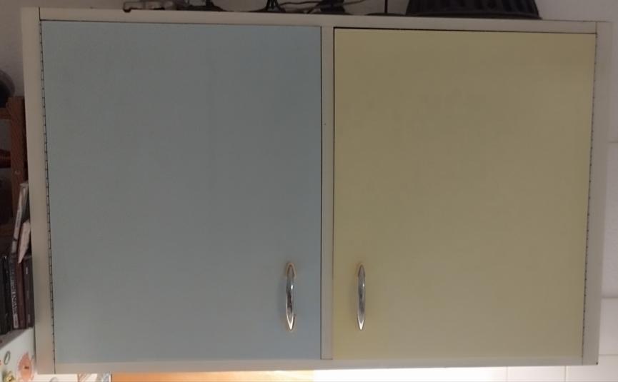 Bild 3 Vintage Küchenschrank pastelfarben mit Brotfach