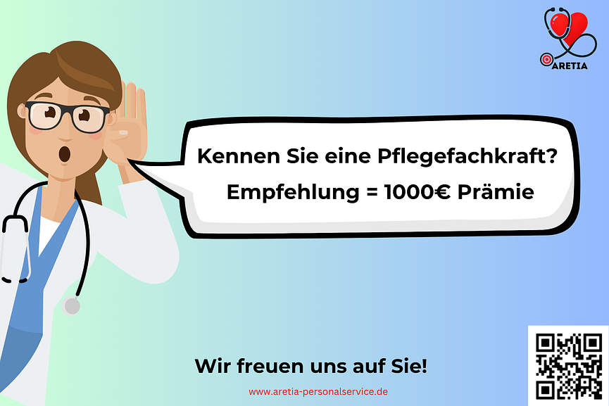 Bild 2 Pflegepersonal für extrem gutes Gehalt gesucht! 1000€ Prämie bei Empfehlung!