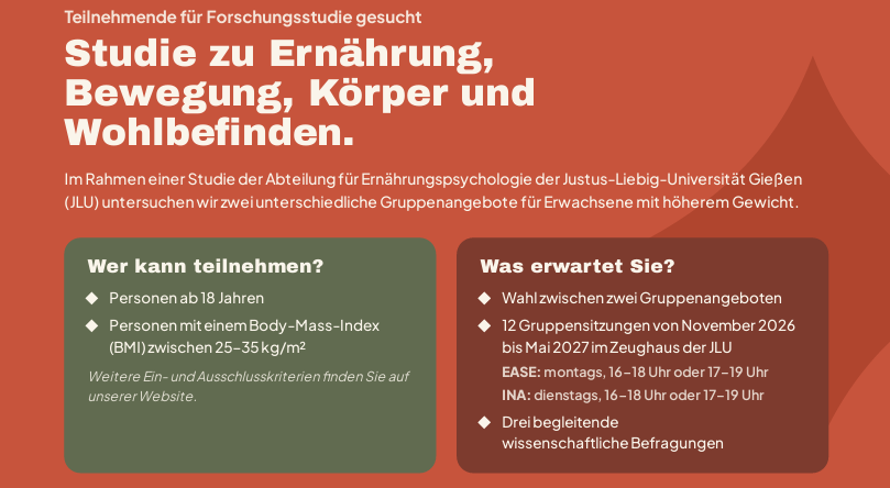 Bild 1 Die EASE-Studie: Eine gewichtsneutrale Pilotintervention in Deutschland