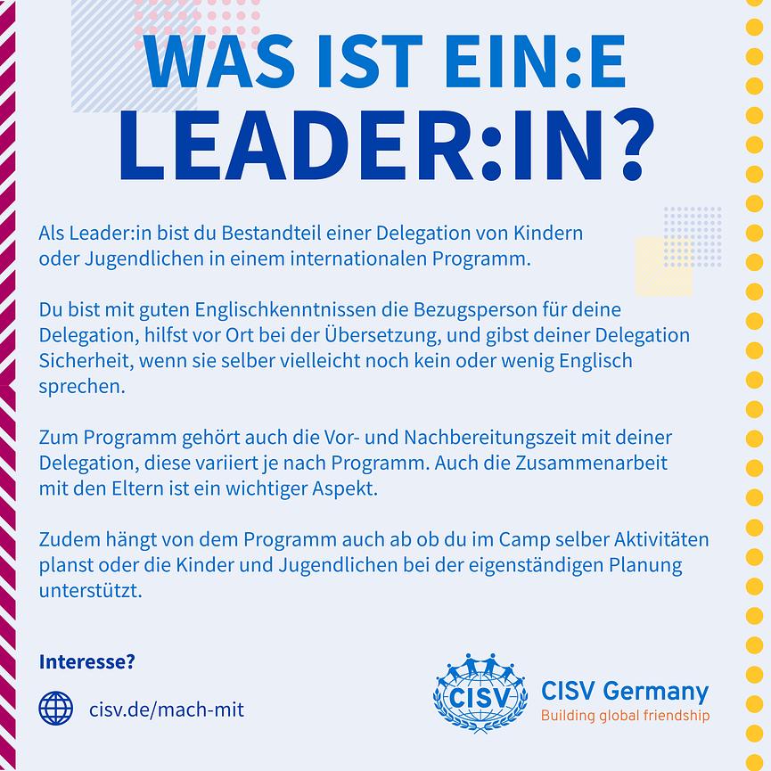 Bild 1 Betreuer/in für internationale Kinderfreizeit