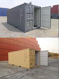 Vorschaubild Versandcontainer 20 und 40 Fuß (6 m) 1. Fahrt - Lagerung
