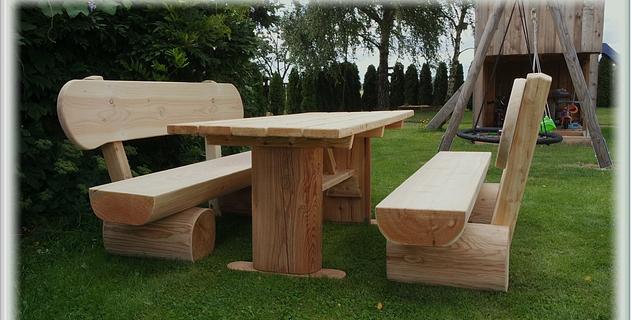 Vorschaubild Gartenmöbel aus Lärchenholz. Holzmöbel. Krongartmöbel.