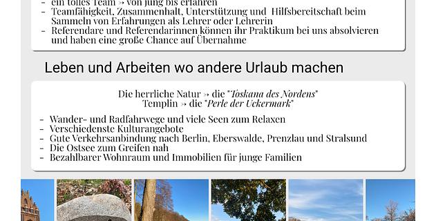 Vorschaubild Lehrkräfte und Referendare/-innen in Templin/Uckermark gesucht