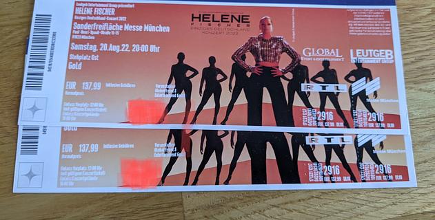 Vorschaubild 2 Tickets für  Helene Fischer München  20.08.
