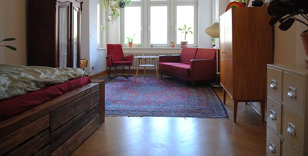 Vorschaubild Furnished 130 m² Flat for Longterm Intermediate Rent in Leipzig 