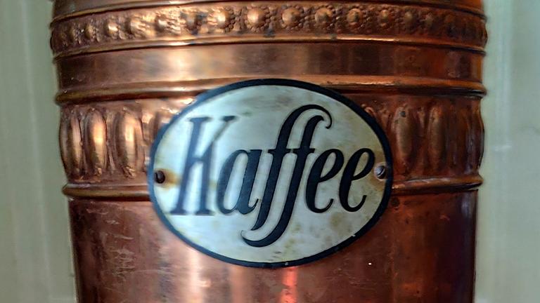 Samovar kupferfarben Vintage