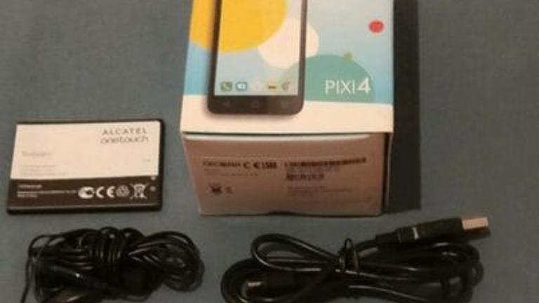 Original Zubehör: Alcatel PIXI 4 (5) Handbuch Ladegerät Strecker Kopfhörer Akku