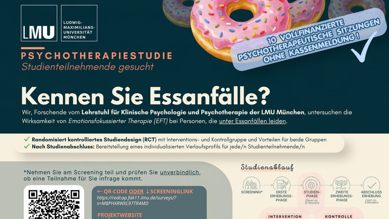 Psychotherapiestudie: 10 bezahlte Sitzungen ohne Kassenmeldung @LMU Munich