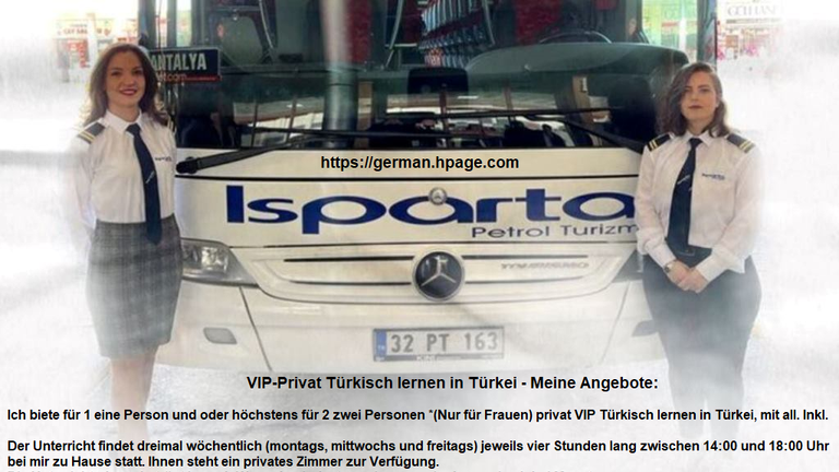 VIP-Privat Türkisch lernen in Türkei