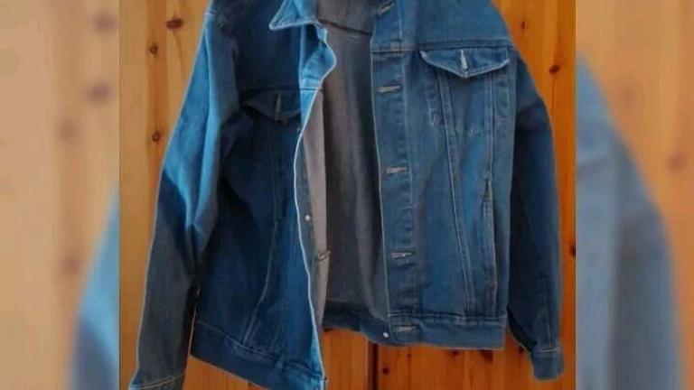 Herren Jeansjacke aus Baumwolle Größe: (L)
