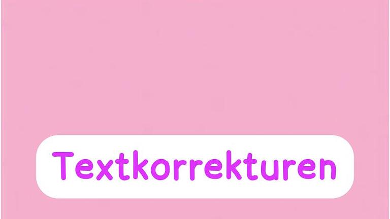 Vorschaubild Textkorrektur