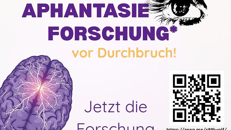 Aphantasie-Forschung vor Durchbruch! - Probanden gesucht, jetzt unterstützen!